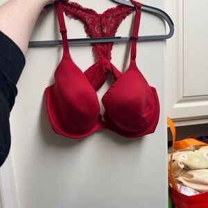 Victoria's Secret Bold Red Lace Bra